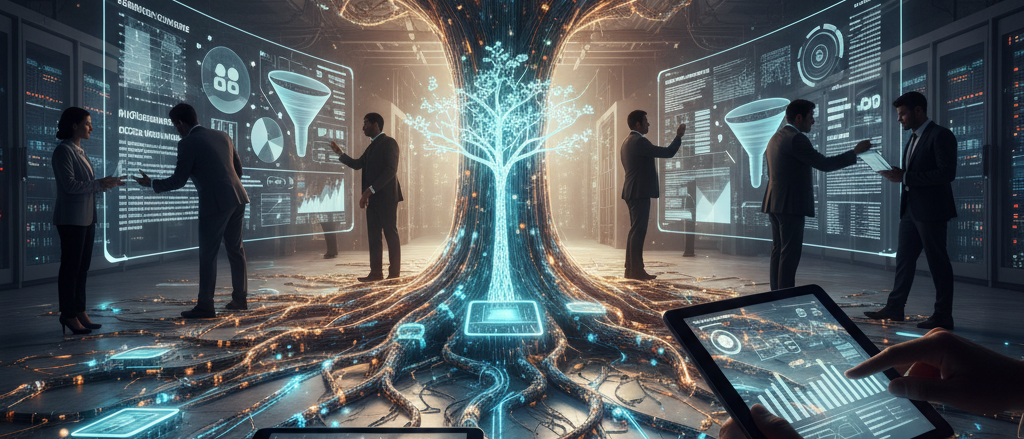 Practical visualization of B2B lead generation implementation