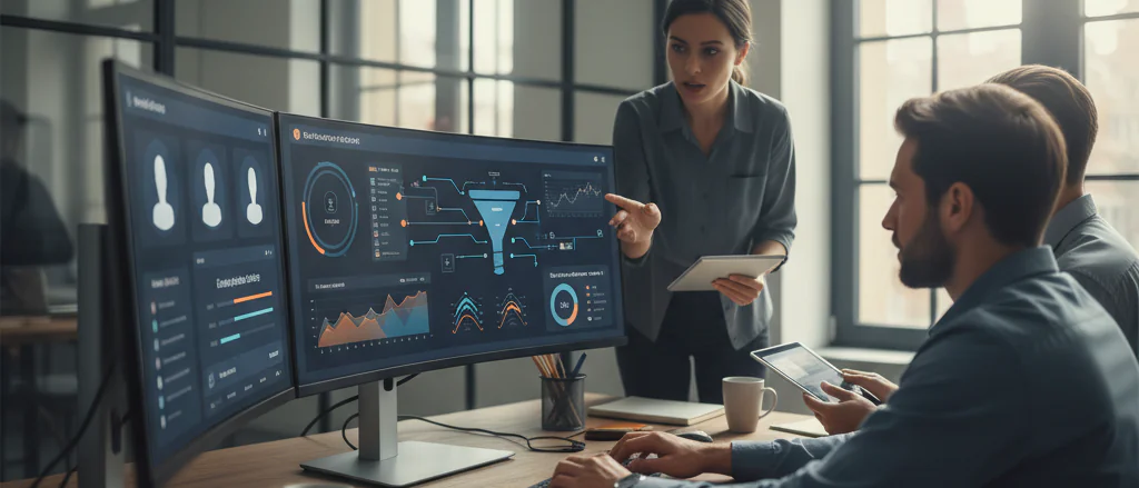 AI lead generation concept illustration for implementation related to AI lead generation and Optimize Content for AI Leads