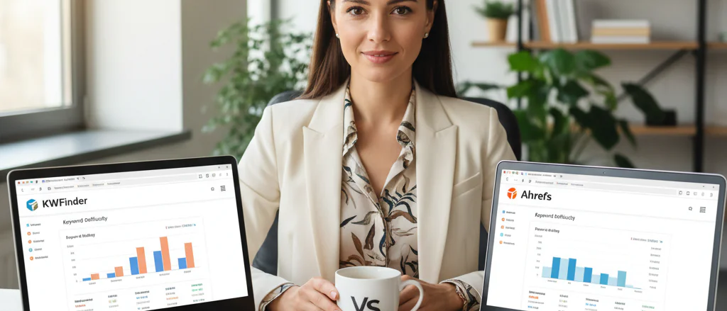kwfinder vs ahrefs comparison and results
